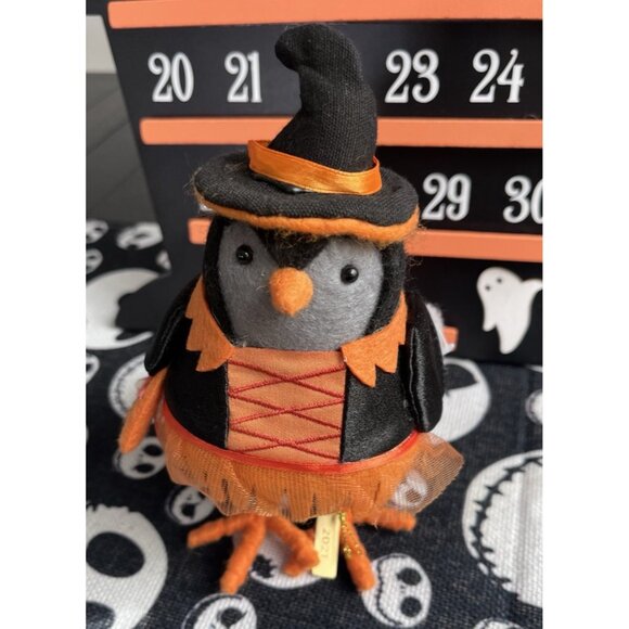 Target Halloween Decor 2021 Hyde & Eek KETTLE Witch Bird Boo Candy Bag Retired - Picture 1 of 8